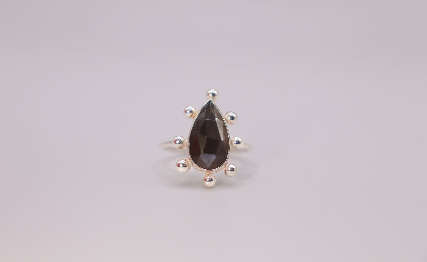 Moonstone Bubble Ring