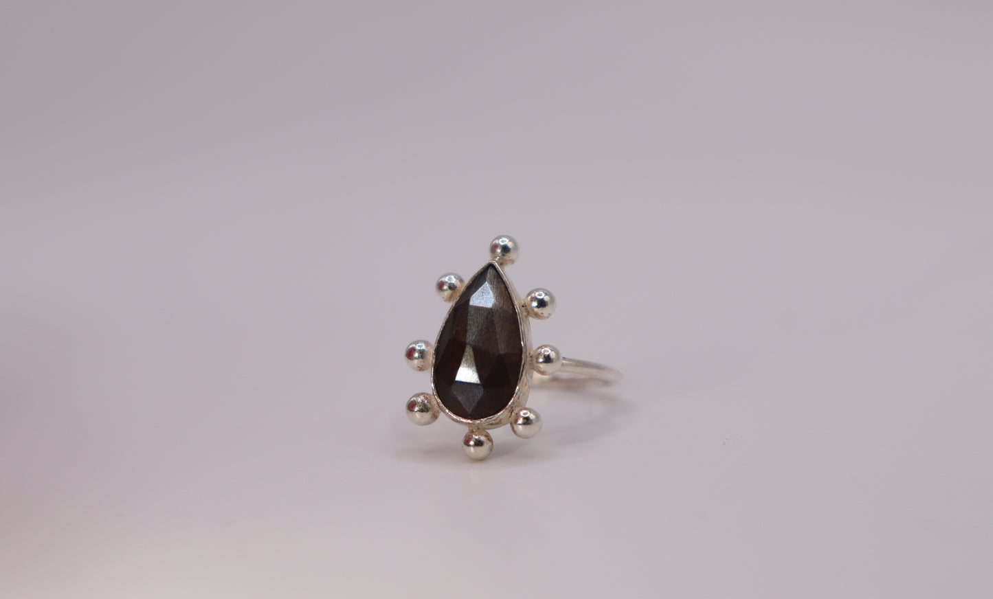 Moonstone Bubble Ring