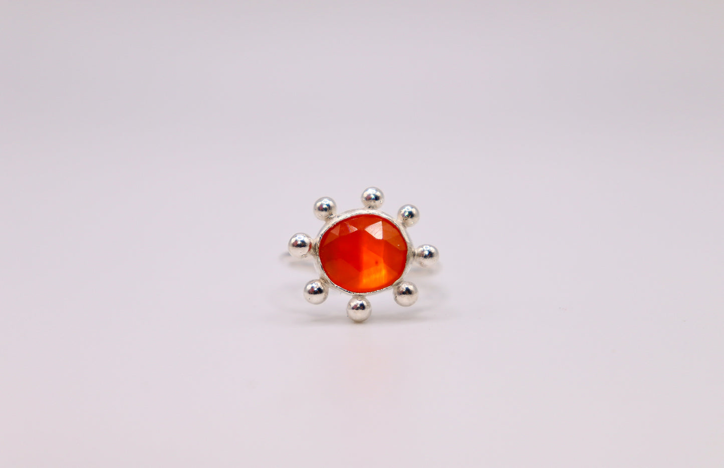 Carnelian Bubble Ring