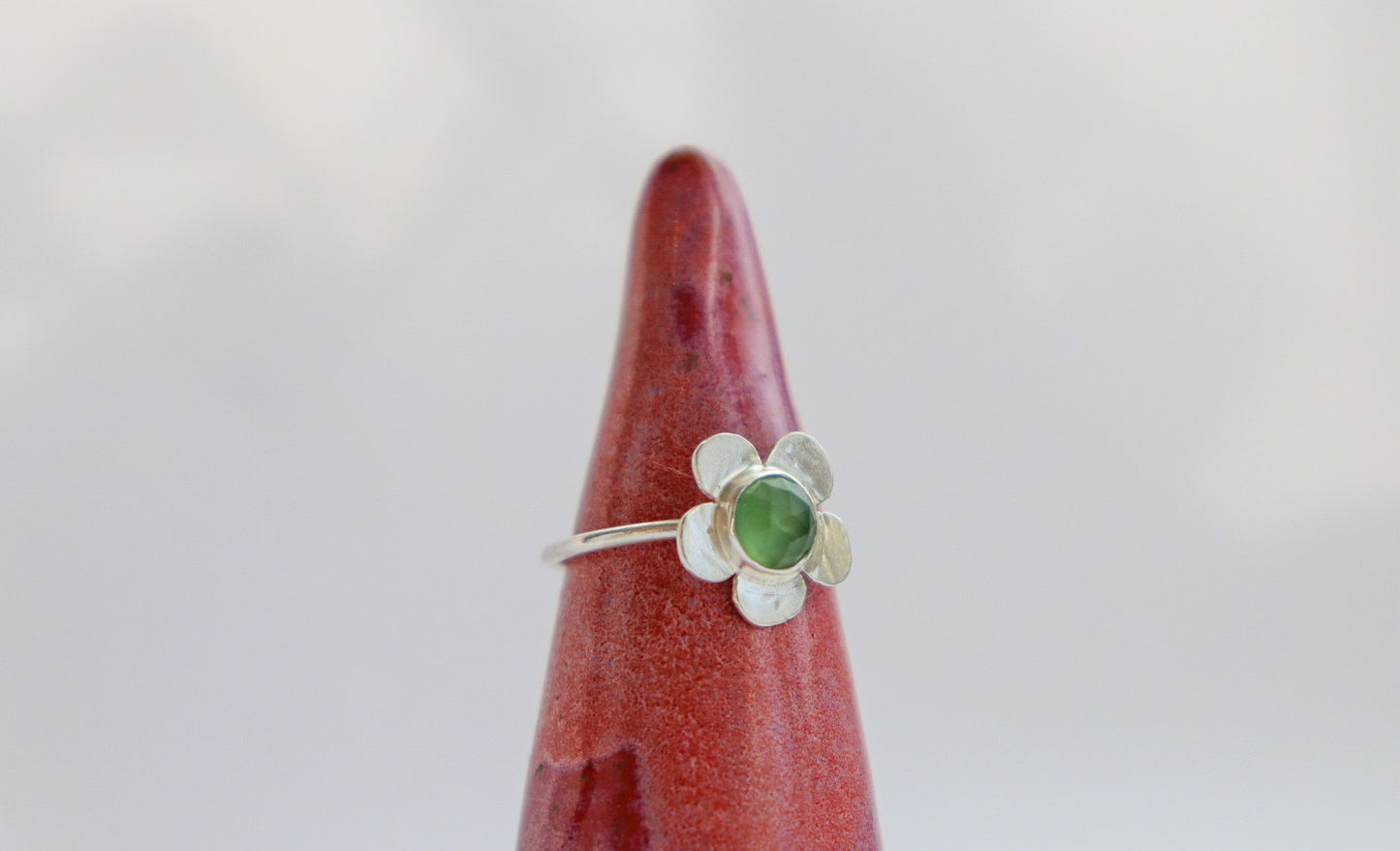 Serpantine Flower Ring