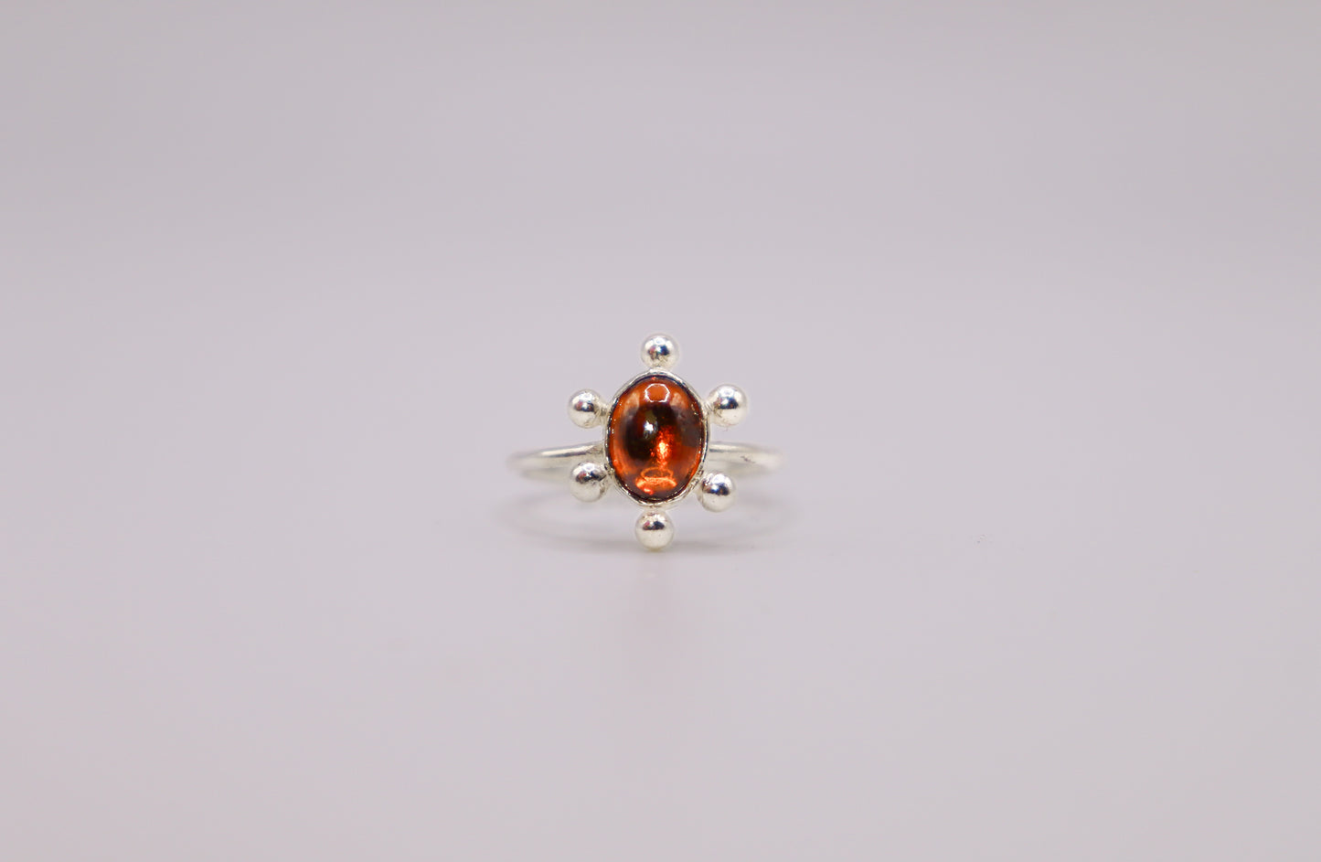 Gold Zircon Bubble Ring