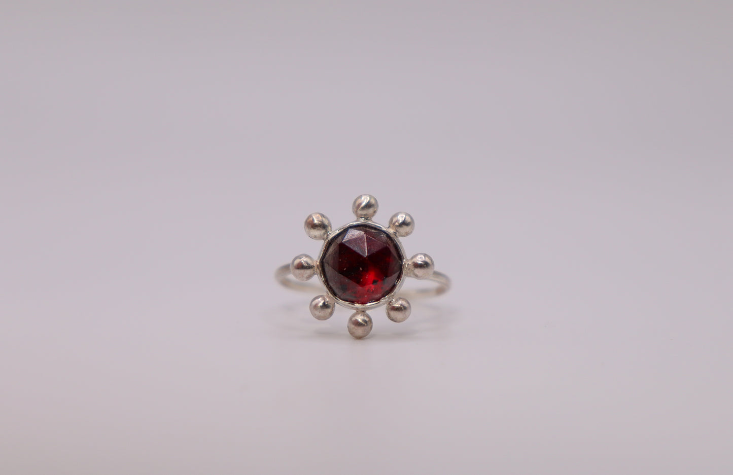 Garnet Bubble Ring I