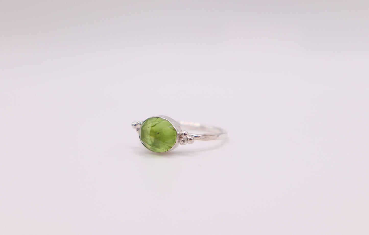 Peridot Stacking Ring-ooak