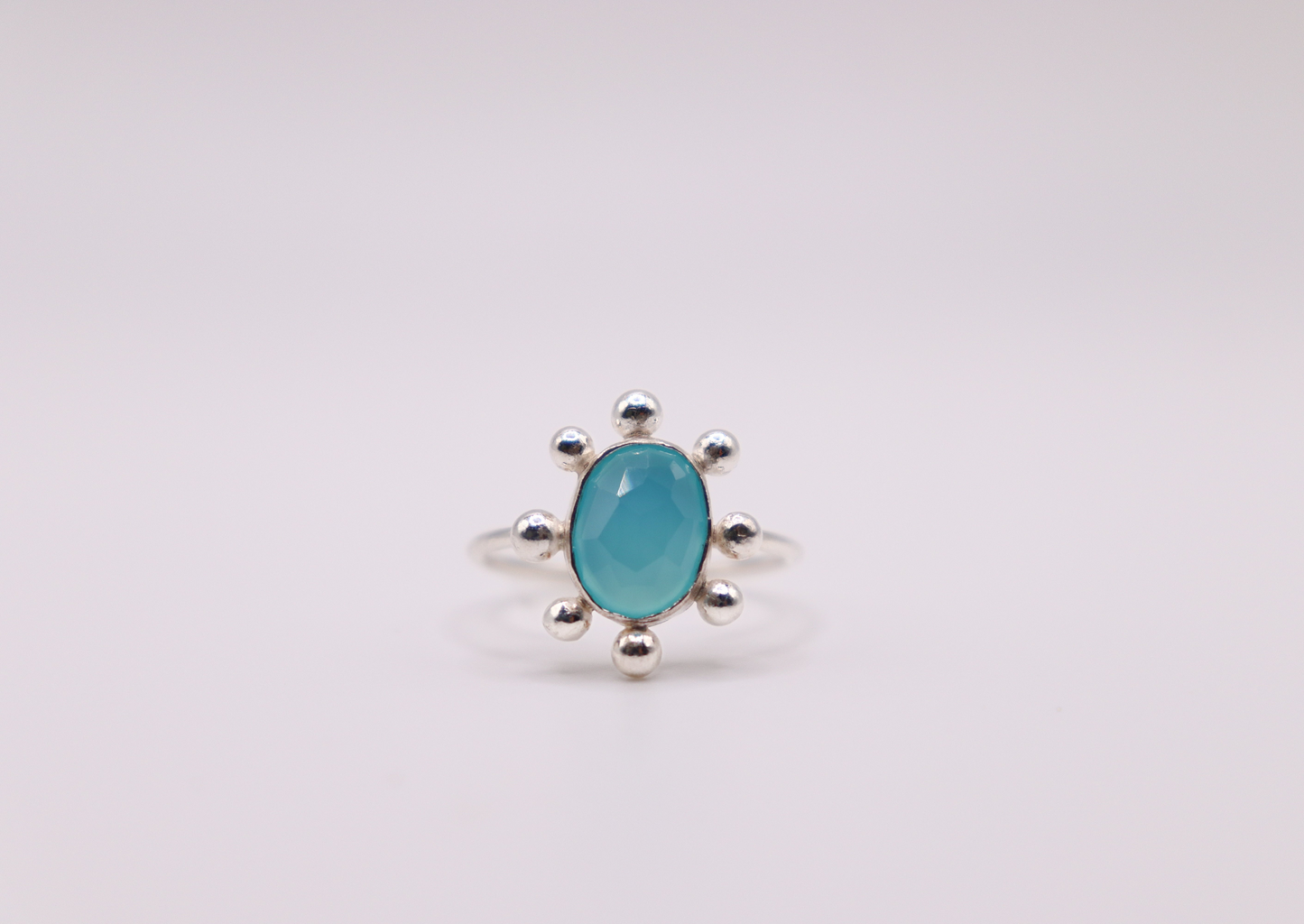 Chalcedony Bubble Ring