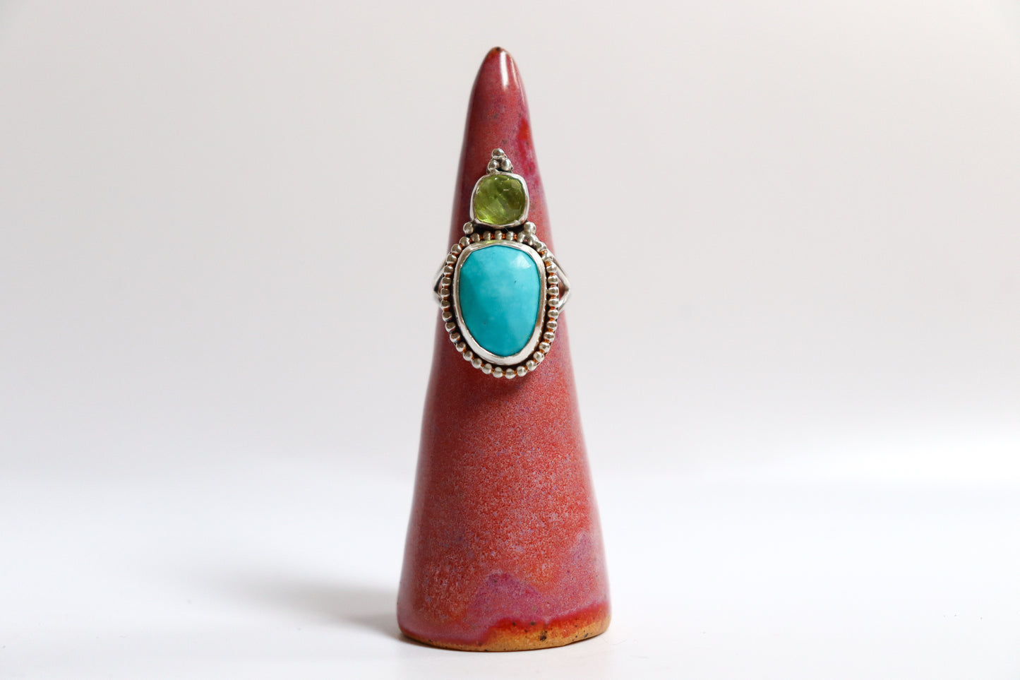 Peridot + Turquoise ooak