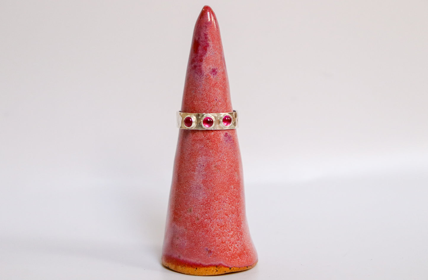 Studded Ruby Ring: ooak