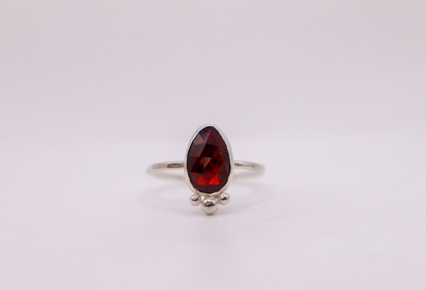 Garnet Ring- ooak