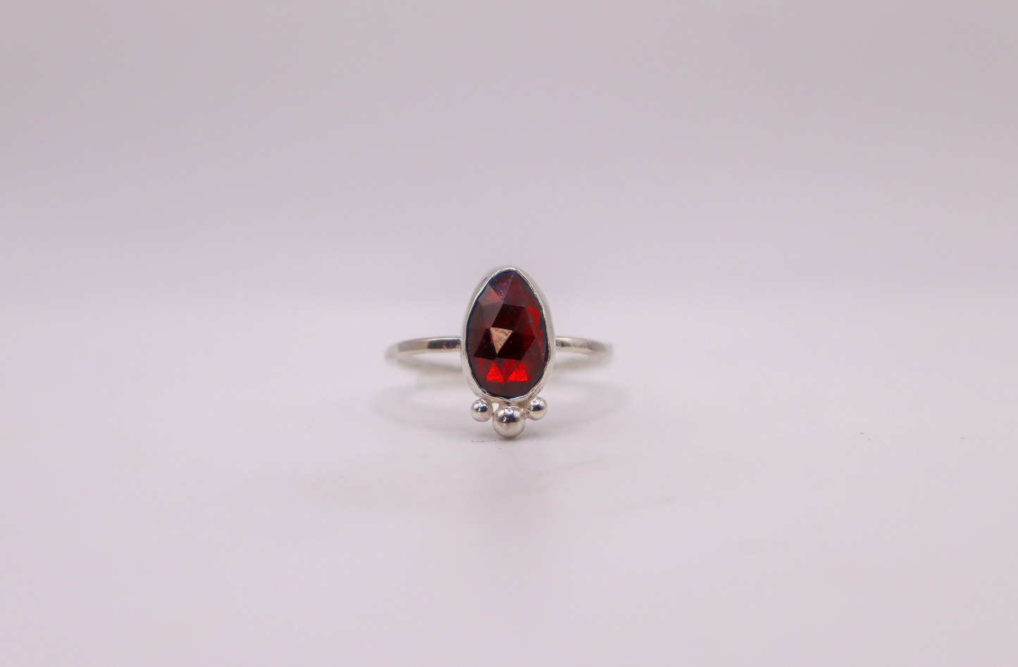 Garnet Ring- ooak