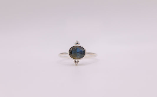 Labradorite Stacking Ring- ooak