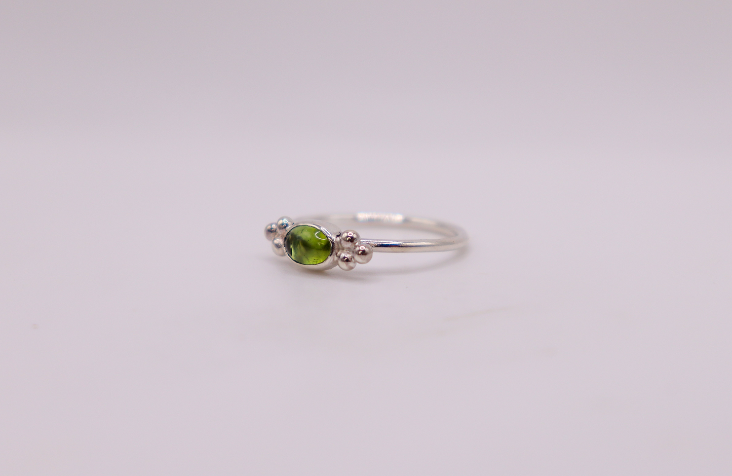 Green Tourmaline Ring- ooak