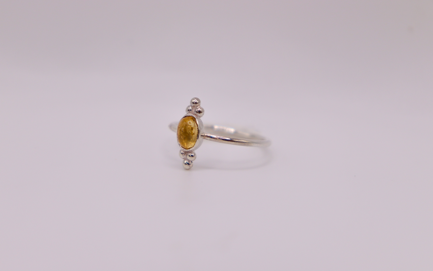 Yellow Tourmaline Ring- ooak