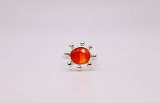Carnelian Bubble Ring