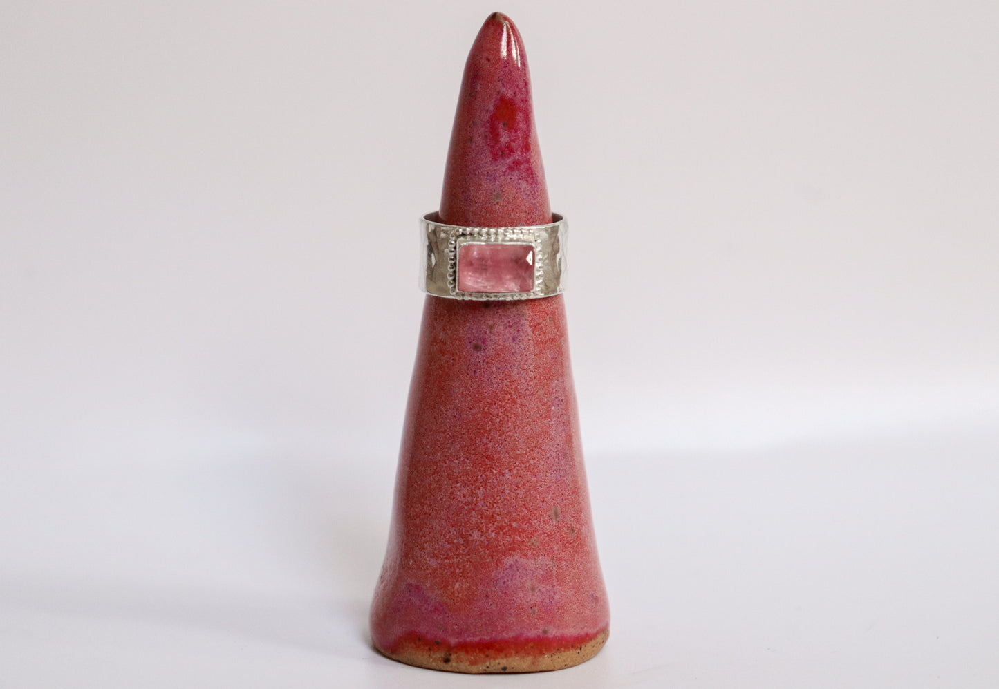Pink Tourmaline Cigar Band: ooak
