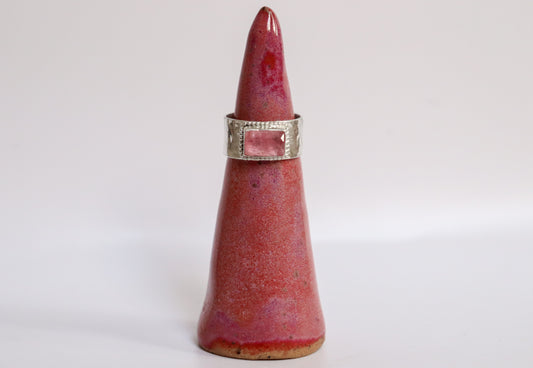 Pink Tourmaline Cigar Band: ooak