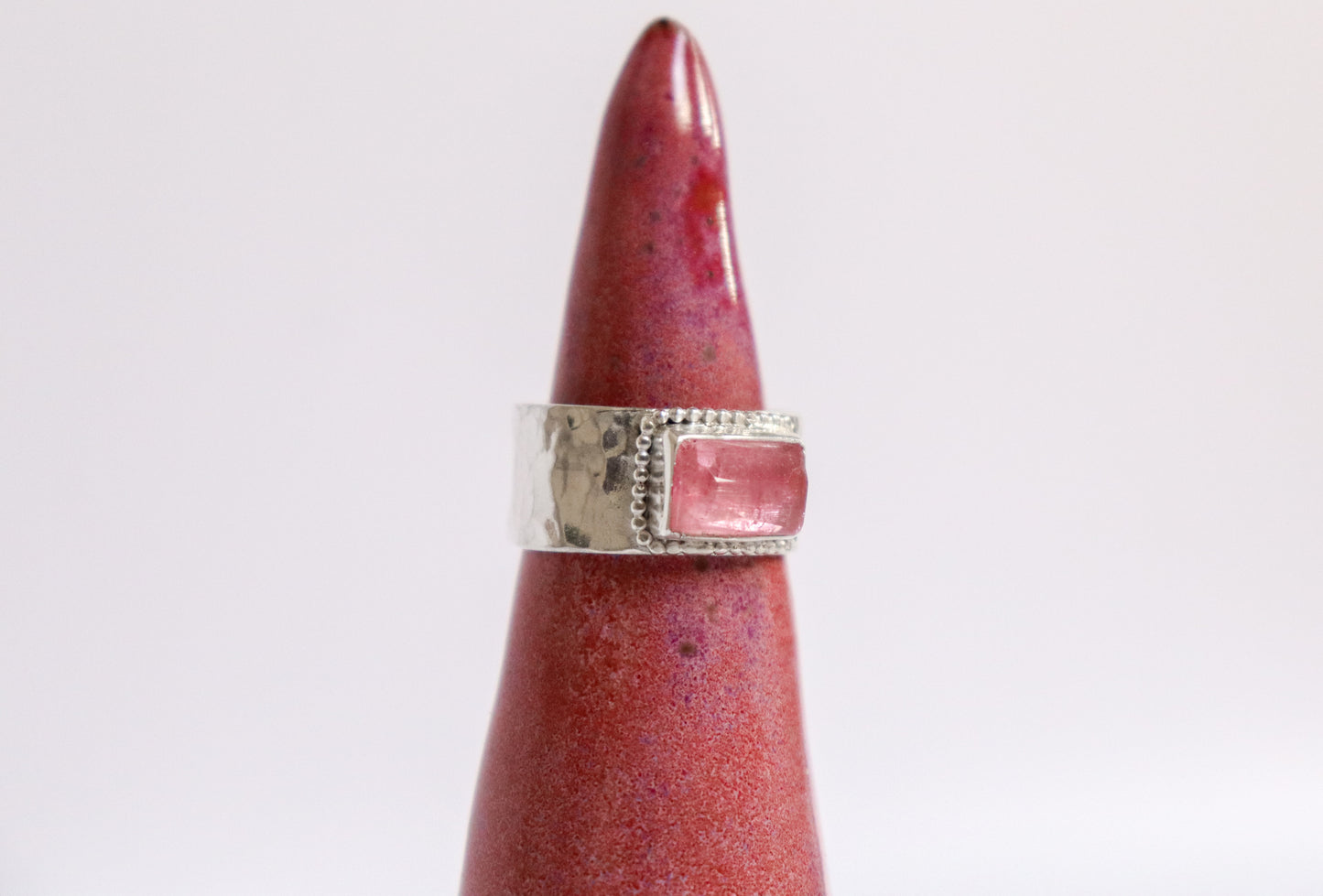 Pink Tourmaline Cigar Band: ooak