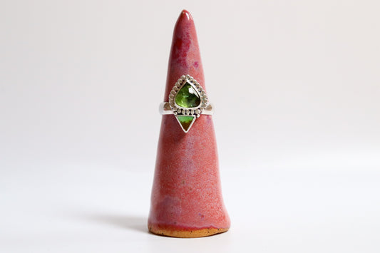 Pear Peridot + Green Turquoise ooak