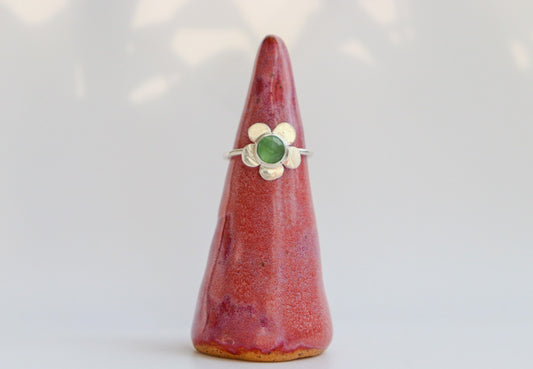 Serpantine Flower Ring