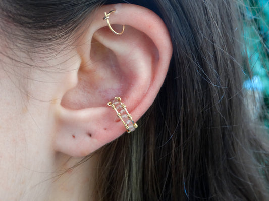 Penelope Cuff: Strawberry Quartz