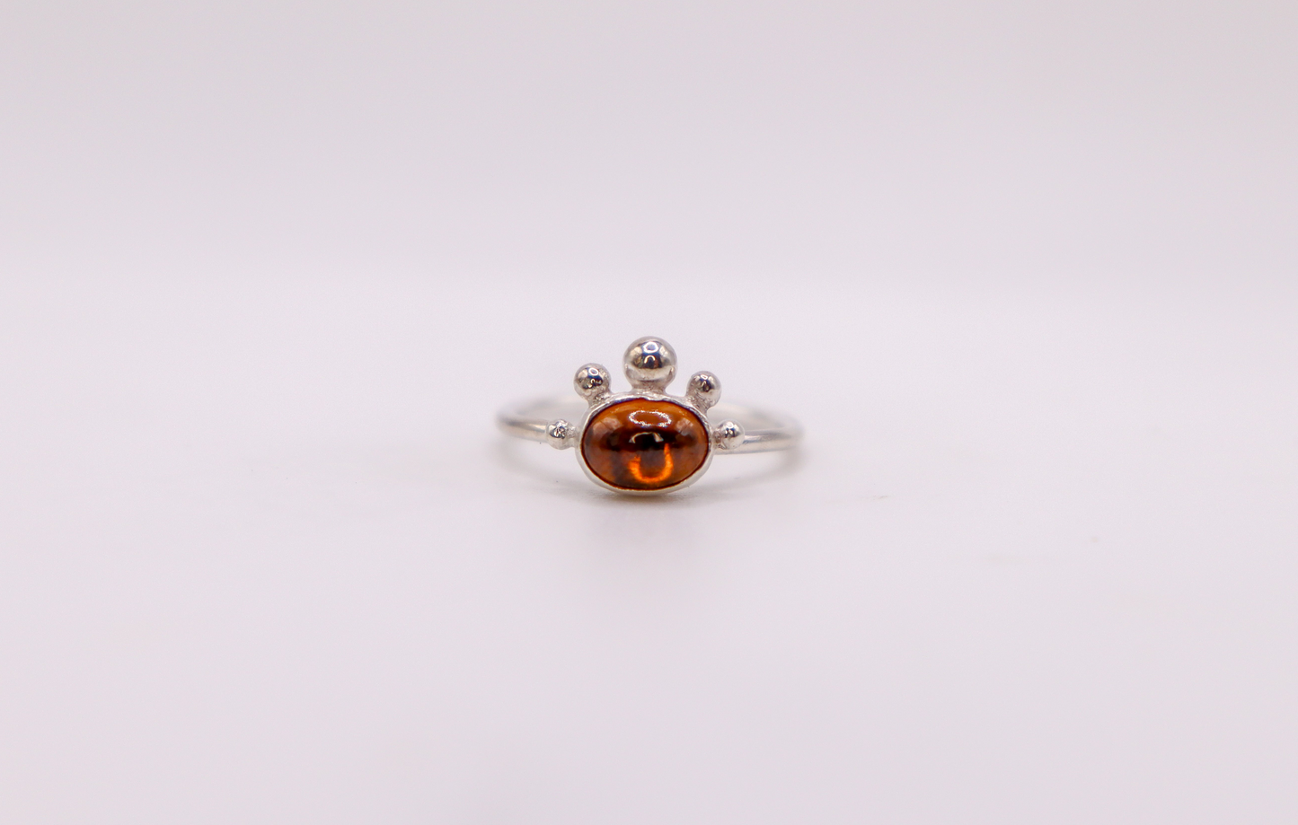 Golden Zircon Ring- ooak