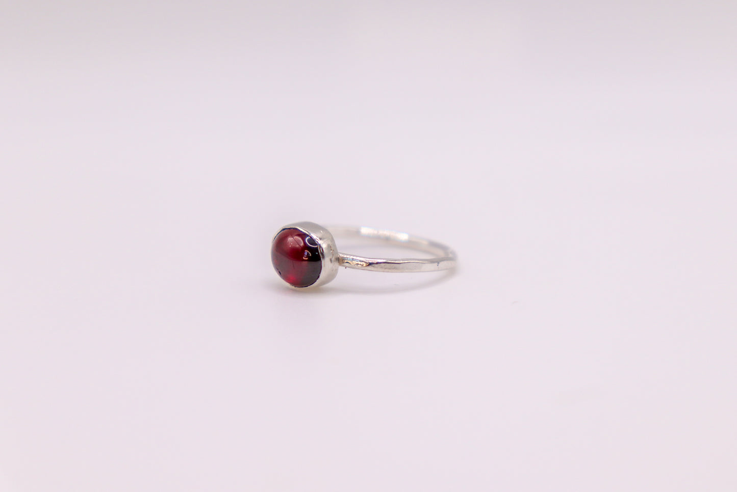 Garnet Stacking Ring