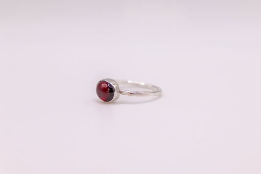 Garnet Stacking Ring