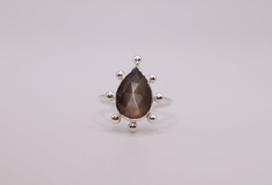 Moonstone Bubble Ring