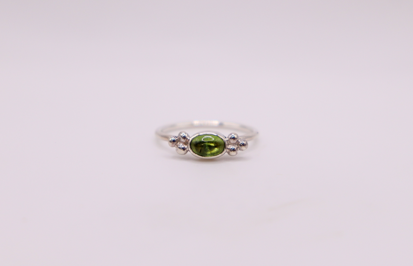 Green Tourmaline Ring- ooak