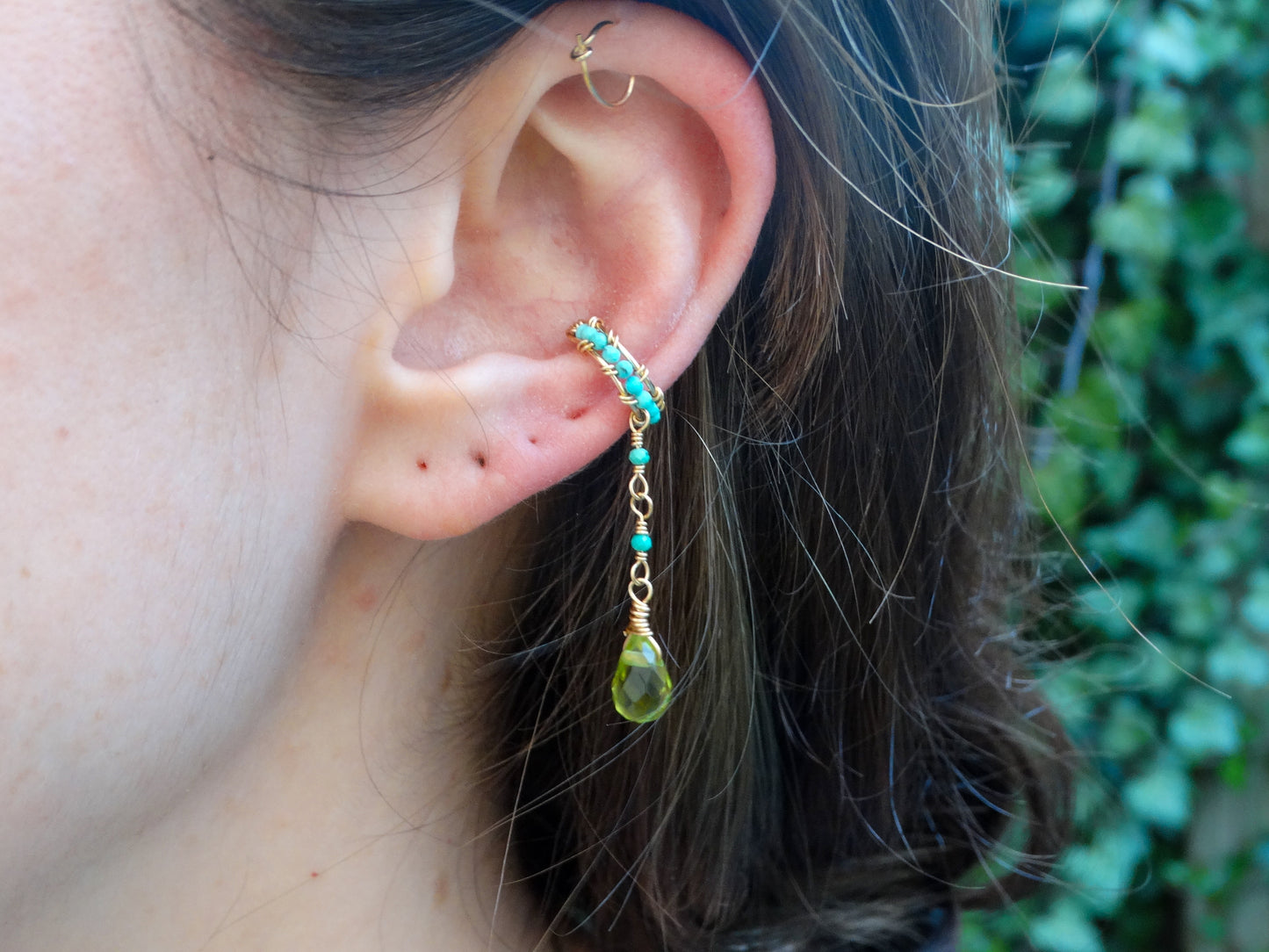 Lorelai Cuff: Turquoise + Peridot