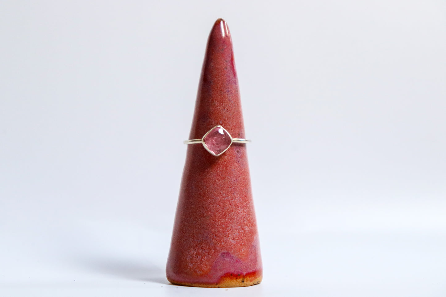 Pink Tourmaline Stacking Ring I: ooak