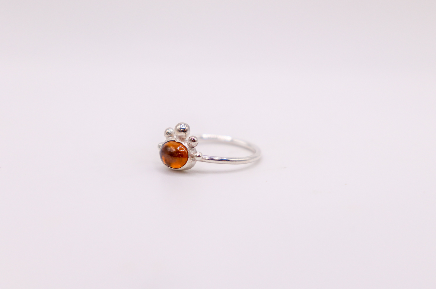 Golden Zircon Ring- ooak