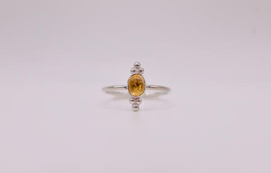 Yellow Tourmaline Ring- ooak