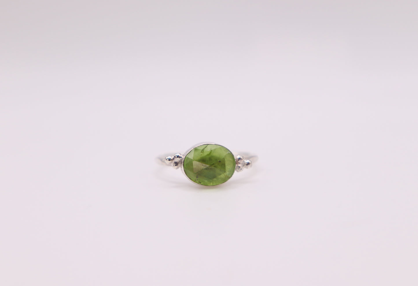 Peridot Stacking Ring-ooak
