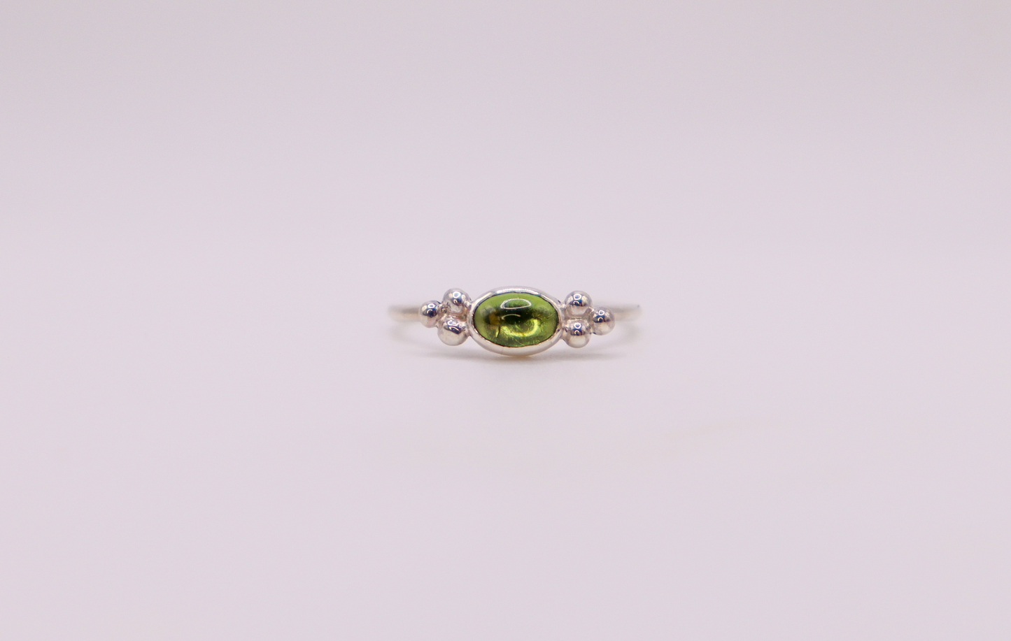 Green Tourmaline Ring- ooak