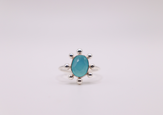 Chalcedony Bubble Ring